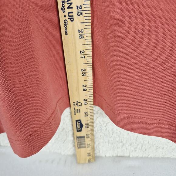 Vintage LL Bean Rugby Shirt Mens Large Tall Red Heavy Cotton Long Sleeve 90s USA - Picture 5 of 7